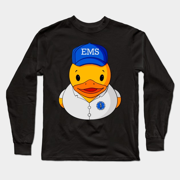 EMS Rubber Duck Long Sleeve T-Shirt by Alisha Ober Designs